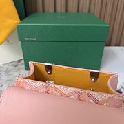 Goyard Powder Pink Saigon Nano Shoulder Bag - 14.5x11.5x10cm - 3