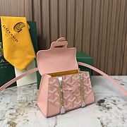 Goyard Powder Pink Saigon Nano Shoulder Bag - 14.5x11.5x10cm - 2