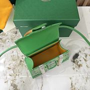 Goyard Meadow Green Saigon Nano Shoulder Bag - 14.5x11.5x10cm - 6