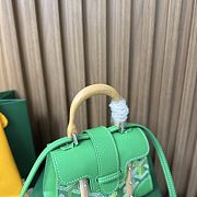 Goyard Meadow Green Saigon Nano Shoulder Bag - 14.5x11.5x10cm - 3