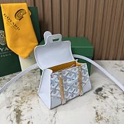 Goyard Polar Blue Saigon Nano Shoulder Bag - 14.5x11.5x10cm - 3
