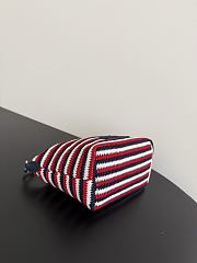 Miumiu Spirit Crochet Pouch Blue/Red 5NE841 - 5