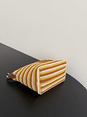 Miumiu Spirit Crochet Pouch Cognac/Yellow 5NE841 - 6