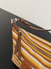 Miumiu Spirit Crochet Pouch Cognac/Yellow 5NE841 - 4