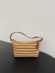 Miumiu Spirit Crochet Pouch Cognac/Yellow 5NE841 - 2