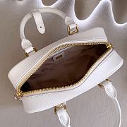 Miumiu Arcadie Studded Leather Bag White 5BB142 - 22x10.5x7.5cm - 3