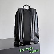 Bottega Veneta Diamonds Dover Leather Backpack Black - 46x30x14cm - 5