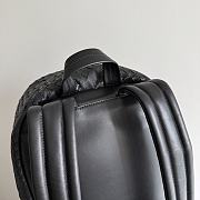 Bottega Veneta Diamonds Dover Leather Backpack Black - 46x30x14cm - 2
