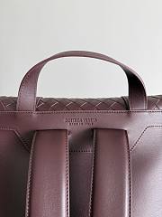 Bottega Veneta Intrecciato Back To School Backpack Burgundy - 39x31x14cm - 2