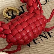 Bottega Veneta Crab Charm with Hook Red/Black - 5.5x3.5cm - 2