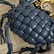 Bottega Veneta Crab Charm with Hook Denim/Black - 5.5x3.5cm - 2