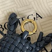 Bottega Veneta Crab Charm with Hook Denim/Black - 5.5x3.5cm - 3