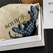 Bottega Veneta Crab Charm with Hook Denim/Black - 5.5x3.5cm - 5