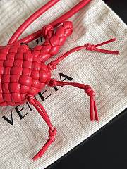 Bottega Veneta Crab Charm with Hook Red/Black - 7.5x7.3cm - 6