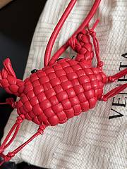 Bottega Veneta Crab Charm with Hook Red/Black - 7.5x7.3cm - 5