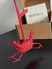 Bottega Veneta Crab Charm with Hook Red/Black - 7.5x7.3cm - 4
