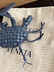 Bottega Veneta Crab Charm with Hook Denim/Black - 7.5x7.3cm - 2