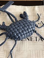 Bottega Veneta Crab Charm with Hook Denim/Black - 7.5x7.3cm - 4