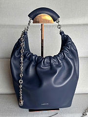 Loewe Small Squeeze Navy Bag - 29x24x10.5cm - 4
