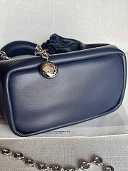 Loewe Small Squeeze Navy Bag - 29x24x10.5cm - 6