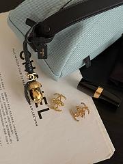 Chanel Mini Bag Charm Gold-Tone Metal & Lambskin Golden & Black AP5367 - 24x3x3cm - 3