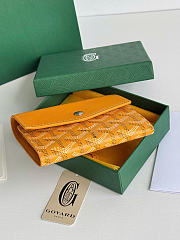Goyard Saint-Gabriel Wallet Initials Yellow - 12x9.3x2.5cm - 3