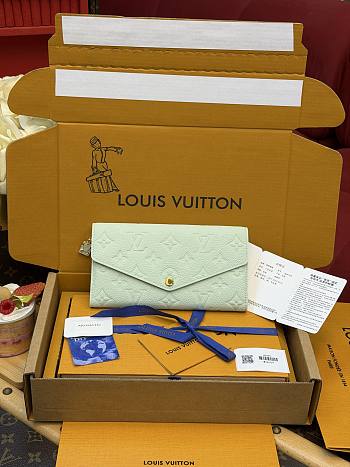 LV Sarah Monogram Empreinte Minty M2A359 - 19x10.5x2.5cm