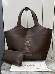 YSL Icare In Smooth Leather Barley - 37-55x43x5cm - 3