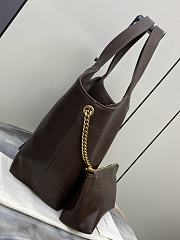 YSL Icare In Smooth Leather Barley - 31-46x28x5-15cm - 2