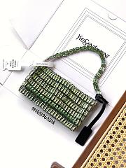 YSL Evening Bag In Crystals Green - 18x7.5x2.5cm - 4