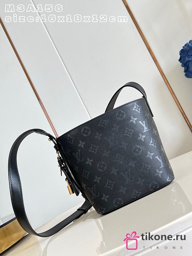 LV All In BB Bag Monogram Ink Boldly Black M3A156 - 16x18x12cm - 1