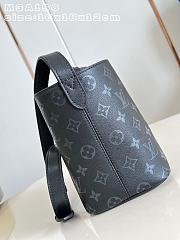 LV All In BB Bag Monogram Ink Boldly Black M3A156 - 16x18x12cm - 6