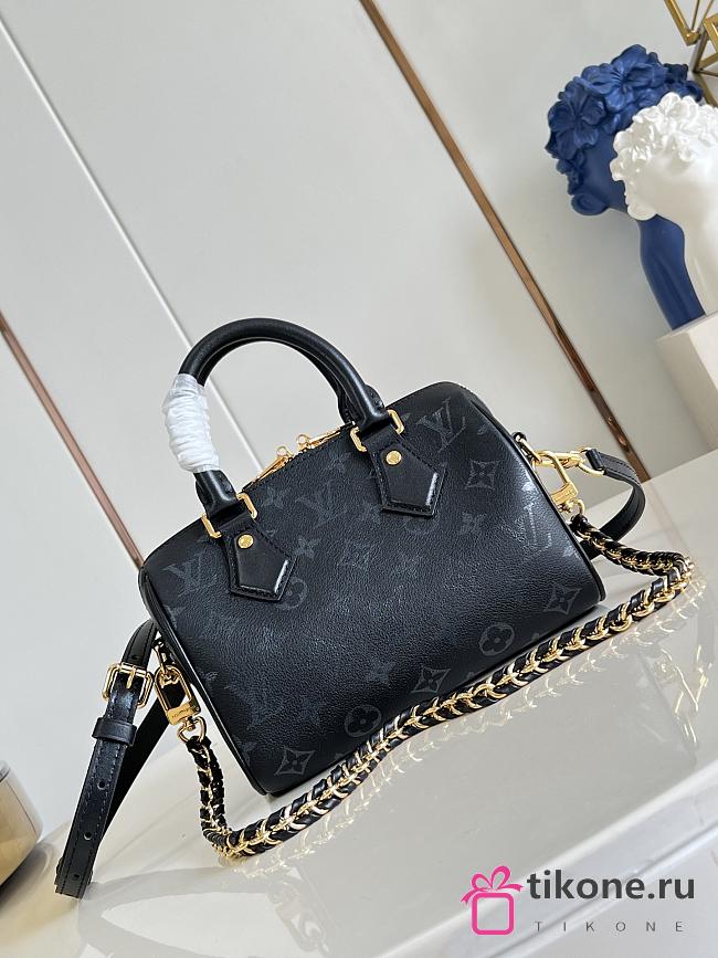 LV Speedy Bandoulière 20 Bag Monogram Ink Boldly Black M3A079 - 20.5x13.5x12cm - 1