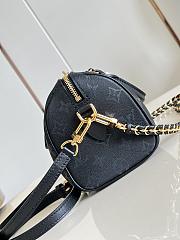LV Speedy Bandoulière 20 Bag Monogram Ink Boldly Black M3A079 - 20.5x13.5x12cm - 2