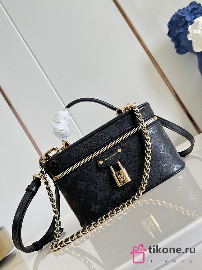 LV Vanity Chain Pouch Monogram Ink Boldly Black M3A372 - 19x11.5x6.5cm - 1