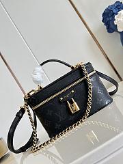 LV Vanity Chain Pouch Monogram Ink Boldly Black M3A372 - 19x11.5x6.5cm - 5