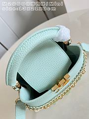 LV Capucines Mini Flowergram Taurillon Leather Minty M29951 - 21x13.6x8cm - 2