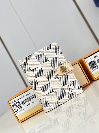 LV Mattifying Paper Case Damier Azur Canvas N40948 - 6.5x9.5x2cm