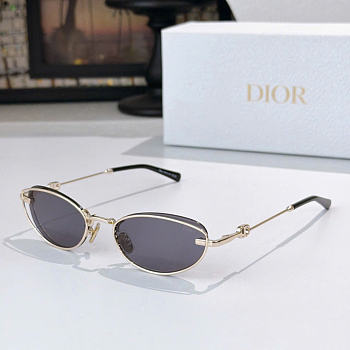 Dior Petit CD B1U Gray Gradient Oval Sunglasses
