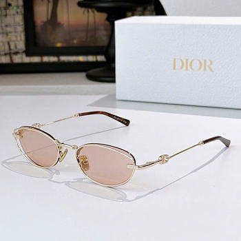 Dior Petit CD B1U Light Pink Oval Sunglasses
