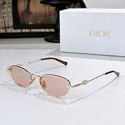 Dior Petit CD B1U Light Blue Oval Sunglasses - 2