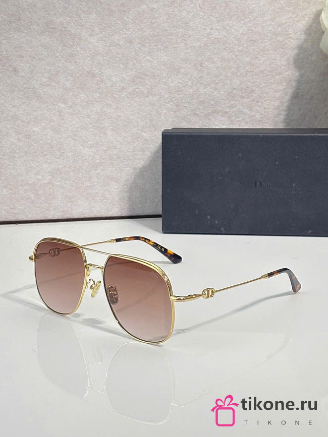 Dior Petit CD A1U Brown Gradient Pilot Sunglasses - 1