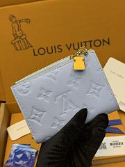 LV Lisa Wallet Monogram Empreinte Blue Iris/Poplar M29808 - 11.5x9x1.5cm - 4