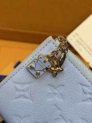 LV Lisa Wallet Monogram Empreinte Blue Iris/Poplar M29808 - 11.5x9x1.5cm - 3