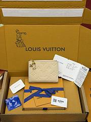 LV Lisa Wallet Monogram Empreinte Poplar/Blue Iris M29809 - 11.5x9x1.5cm - 5