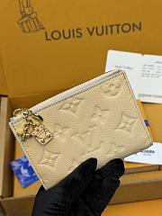 LV Lisa Wallet Monogram Empreinte Poplar/Blue Iris M29809 - 11.5x9x1.5cm - 2
