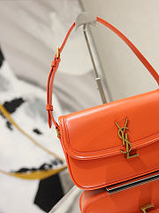 YSL Solferino Small In Box Saint Laurent Orange - 24.5x15x8.5cm - 6