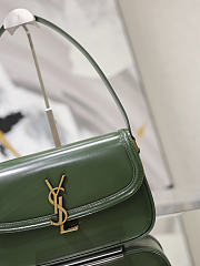 YSL Solferino Small In Box Saint Laurent Green - 24.5x15x8.5cm - 5