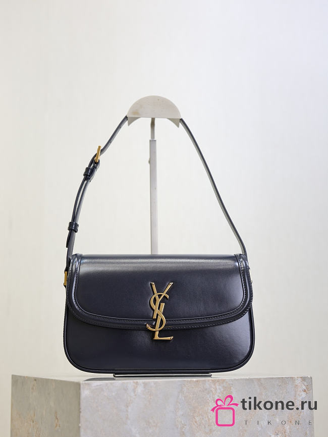 YSL Solferino Small In Box Saint Laurent Navy - 24.5x15x8.5cm - 1