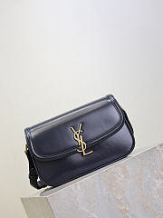 YSL Solferino Small In Box Saint Laurent Navy - 24.5x15x8.5cm - 2